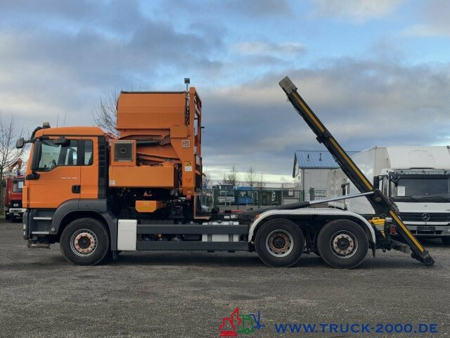 Benne à ordures ménagères pour transport de déchets MAN TGS 26.320 HS Fahrzeugbau ASF Wechselcontainer: photos 15
