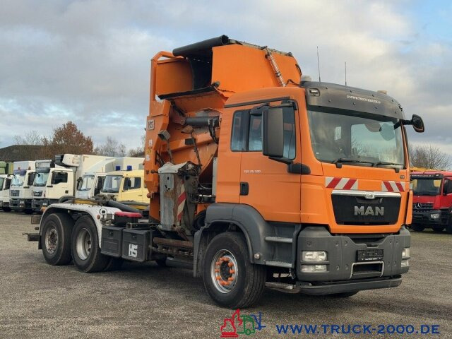 Benne à ordures ménagères pour transport de déchets MAN TGS 26.320 HS Fahrzeugbau ASF Wechselcontainer: photos 10