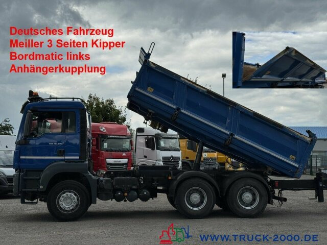 MAN TGS 26.400 6x4 Meiller 3 Seiten Kipper Bordmatik - Camion benne: photos 1 MAN TGS 26.400 6x4 Meiller 3 Seiten Kipper Bordmatik - Camion benne: photos 1