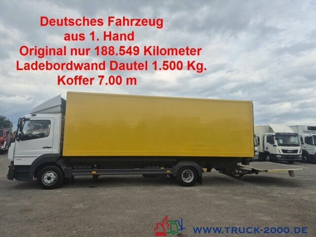 Mercedes-Benz Atego 1021 7m Koffer LBW 1.5t. nur 188549 KM - Camion fourgon: photos 1 Mercedes-Benz Atego 1021 7m Koffer LBW 1.5t. nur 188549 KM - Camion fourgon: photos 1