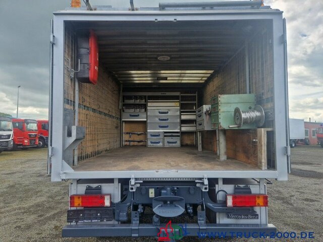 Camion fourgon Mercedes-Benz Atego 824 4x4 Ideal Werkstatt-Wohn-Expeditionsmobil: photos 13