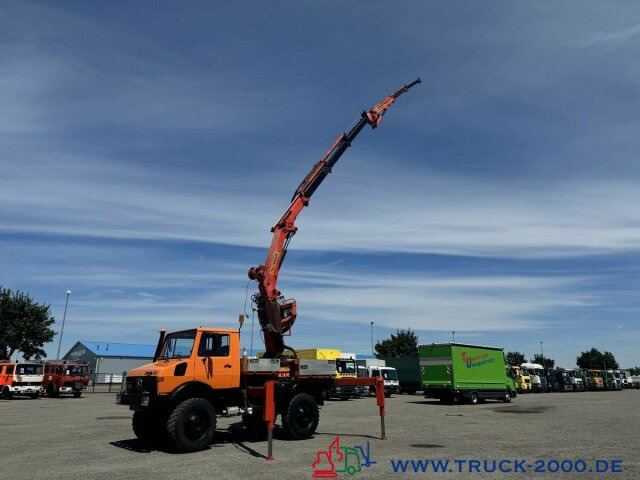 Unimog U1700 Kran PK16000 + Jib Höhe 22,50m + Winde - Camion grue: photos 4 Unimog U1700 Kran PK16000 + Jib Höhe 22,50m + Winde - Camion grue: photos 4
