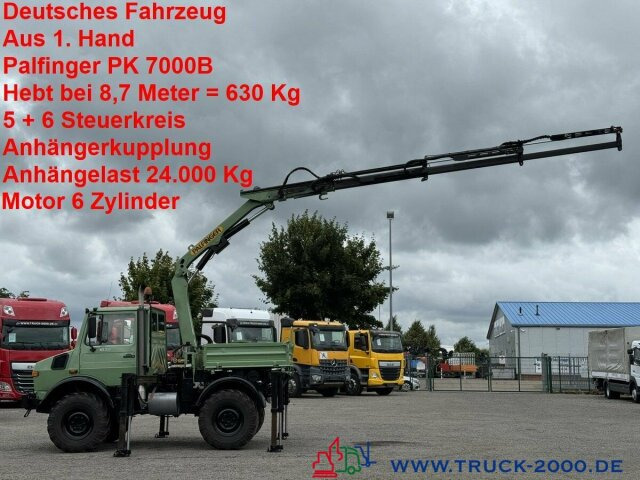 Unimog U 1400 Kran PK 7000B Kran 5+6 Steuerkreis + AHK - Véhicule utilitaire: photos 1 Unimog U 1400 Kran PK 7000B Kran 5+6 Steuerkreis + AHK - Véhicule utilitaire: photos 1