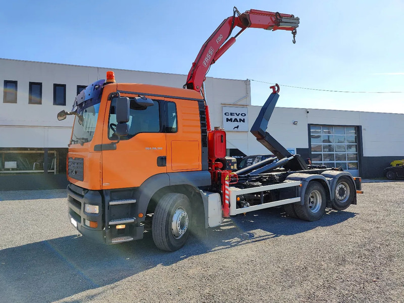 MAN TGA 28.310 Container / Fassi F130 - Camion ampliroll, Camion grue: photos 4 MAN TGA 28.310 Container / Fassi F130 - Camion ampliroll, Camion grue: photos 4
