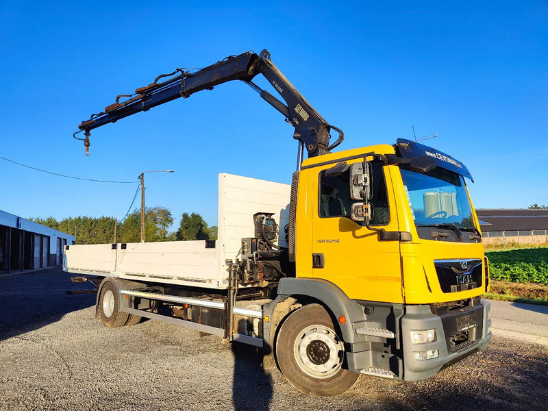 MAN TGM 18.250 Open box + HIAB 166-3 - Camion plateau, Camion grue: photos 2 MAN TGM 18.250 Open box + HIAB 166-3 - Camion plateau, Camion grue: photos 2