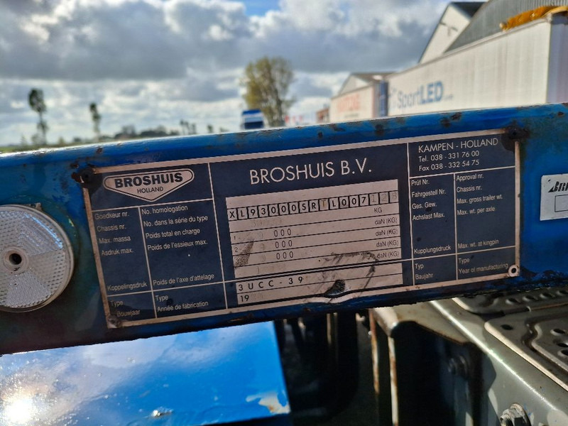 Broshuis 3UCC 39 EU - Semi-remorque porte-conteneur/ Caisse mobile: photos 3 Broshuis 3UCC 39 EU - Semi-remorque porte-conteneur/ Caisse mobile: photos 3