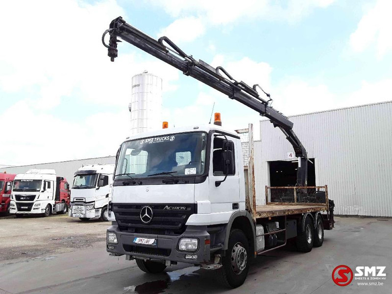 Mercedes-Benz Actros 2632 Hiab 166B- 3est+remote - Camion plateau, Camion grue: photos 3 Mercedes-Benz Actros 2632 Hiab 166B- 3est+remote - Camion plateau, Camion grue: photos 3