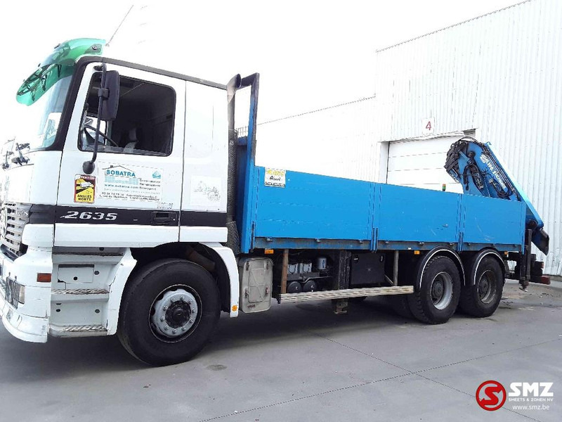 Mercedes-Benz Actros 2635 Atlas Ak190.2A5 - Camion plateau, Camion grue: photos 5 Mercedes-Benz Actros 2635 Atlas Ak190.2A5 - Camion plateau, Camion grue: photos 5