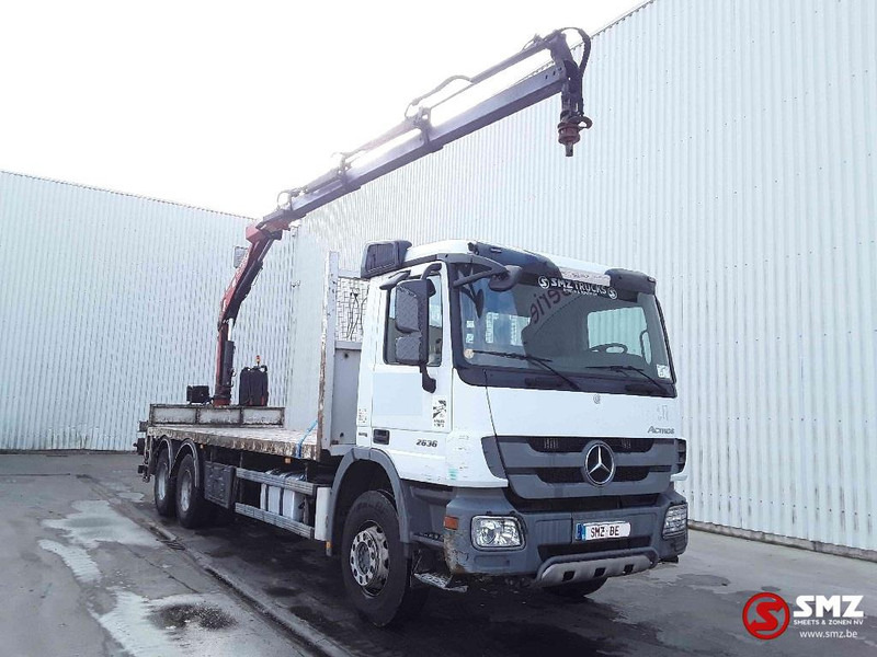 Mercedes-Benz Actros 2636 fassi f 155 full steeleps - Camion plateau, Camion grue: photos 1 Mercedes-Benz Actros 2636 fassi f 155 full steeleps - Camion plateau, Camion grue: photos 1