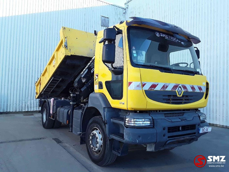 Camion benne, Camion grue Renault Kerax 370 Atlas 125.2 A2