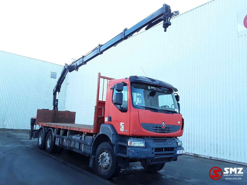 Renault Kerax 430 Hiab 166B_3-remote - Camion plateau, Camion grue: photos 1 Renault Kerax 430 Hiab 166B_3-remote - Camion plateau, Camion grue: photos 1