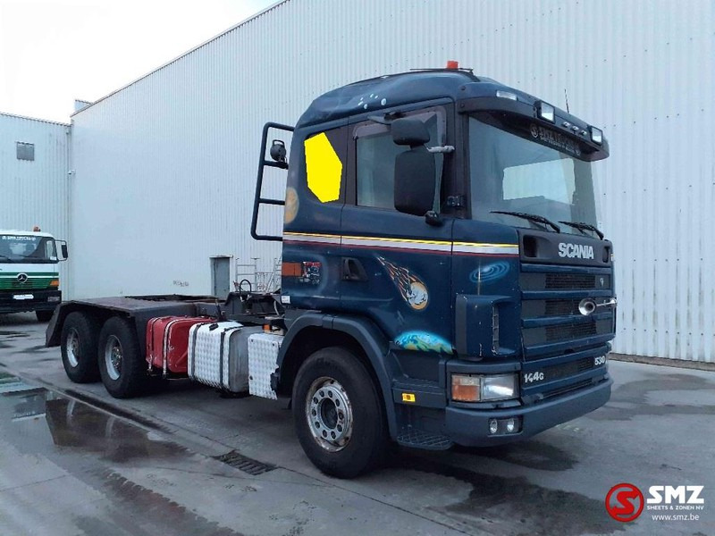 Scania 144 530 6x4 lames/meca - Camion plateau: photos 1 Scania 144 530 6x4 lames/meca - Camion plateau: photos 1