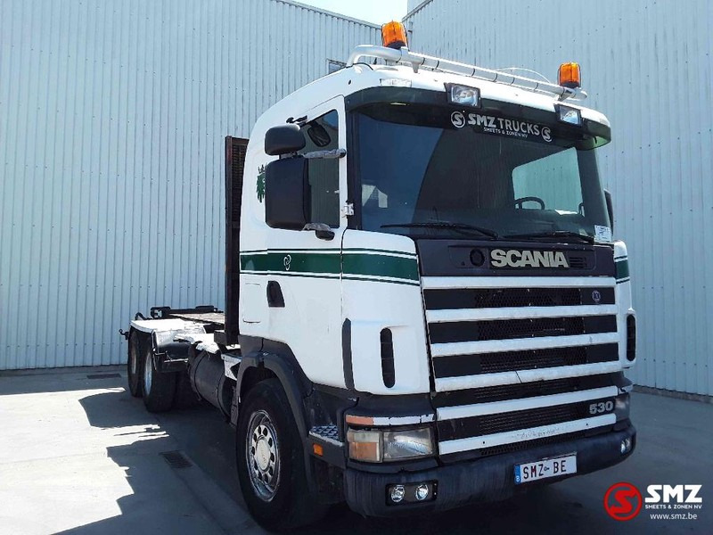 Scania 144 530 6x4 manual pump - Camion plateau: photos 1 Scania 144 530 6x4 manual pump - Camion plateau: photos 1