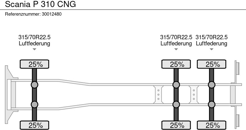 Benne à ordures ménagères Scania P 310 CNG: photos 13 Benne à ordures ménagères Scania P 310 CNG: photos 13