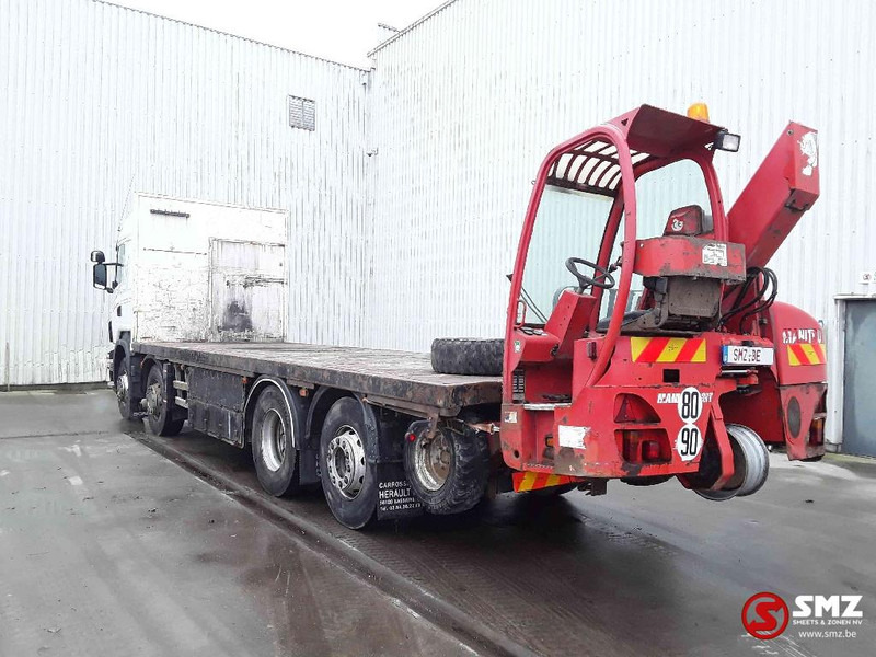 Camion plateau Scania R 420 8x2 +manitou TMT 25.20: photos 9