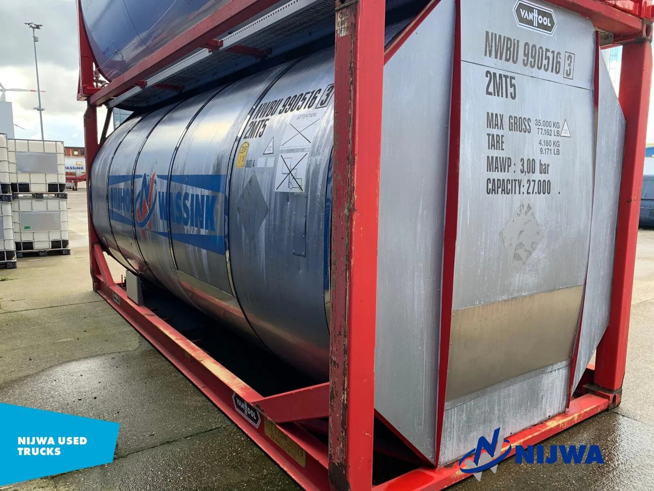 Vanhool TCIS20-27/4 20 FT Container - Non ADR - Conteneur citerne: photos 4 Vanhool TCIS20-27/4 20 FT Container - Non ADR - Conteneur citerne: photos 4
