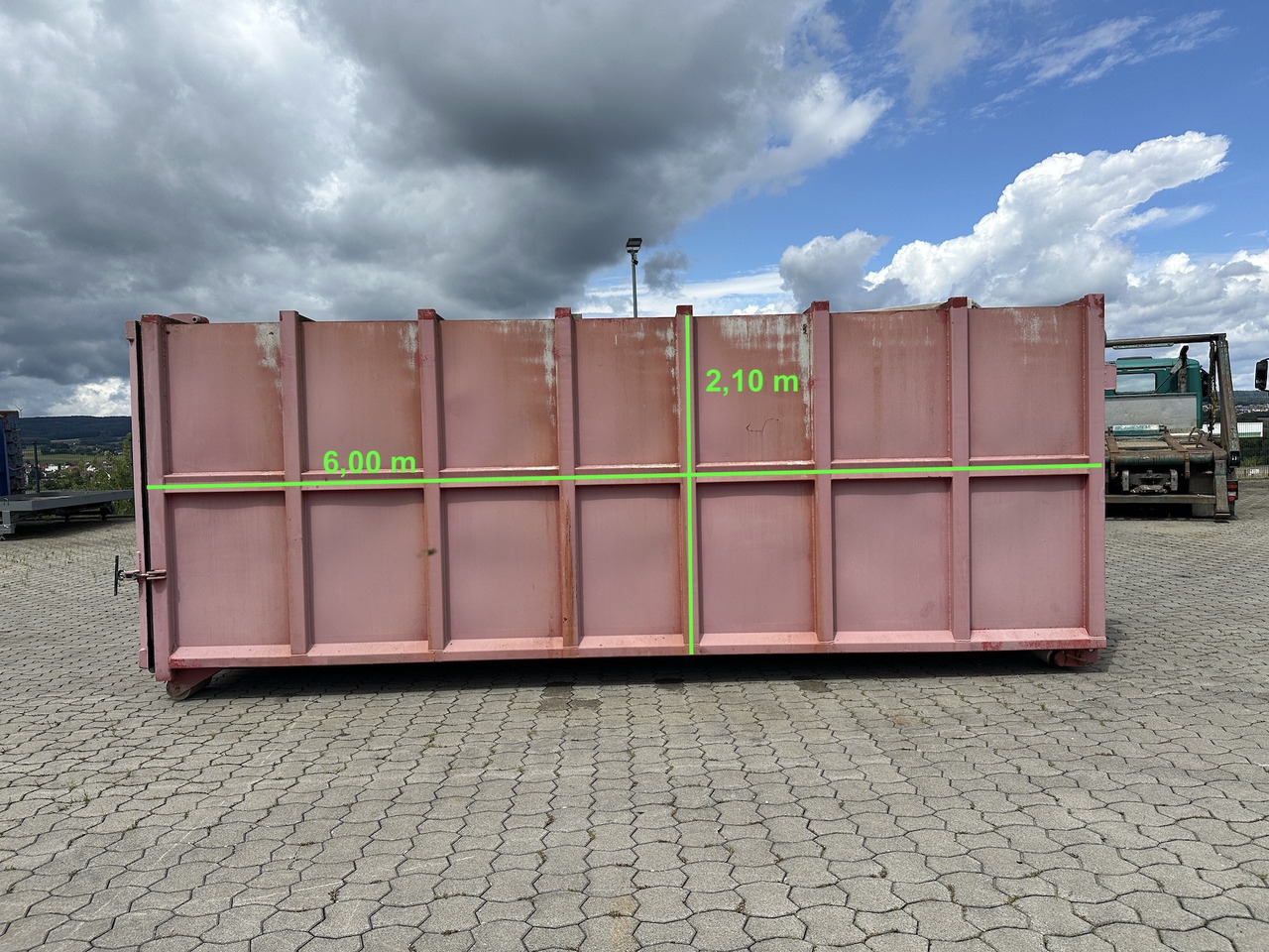 Mercedes-Benz Wassercontainer Mulde 30 cbm Silo für Abrollkipper - Camion: photos 2 Mercedes-Benz Wassercontainer Mulde 30 cbm Silo für Abrollkipper - Camion: photos 2