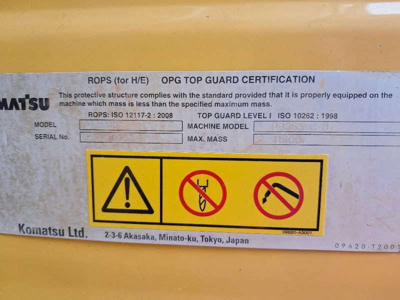 Pelle sur chenille Komatsu HB365LC-3 Hybrid: photos 12