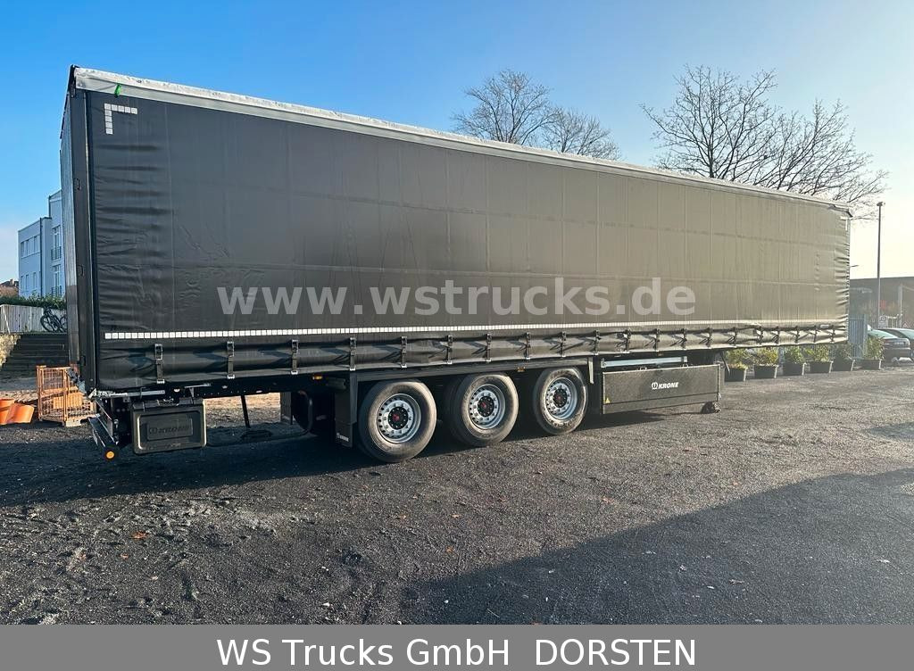 Krone Planauflieger SDP 27  Edscha SAF Achsen - Semi-remorque rideaux coulissants: photos 3 Krone Planauflieger SDP 27  Edscha SAF Achsen - Semi-remorque rideaux coulissants: photos 3