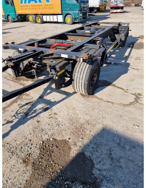 Kögel Lafette JUMBO Drehschemel Lafette 1m Abstellhöhe - Remorque porte-conteneur/ Caisse mobile: photos 1 Kögel Lafette JUMBO Drehschemel Lafette 1m Abstellhöhe - Remorque porte-conteneur/ Caisse mobile: photos 1