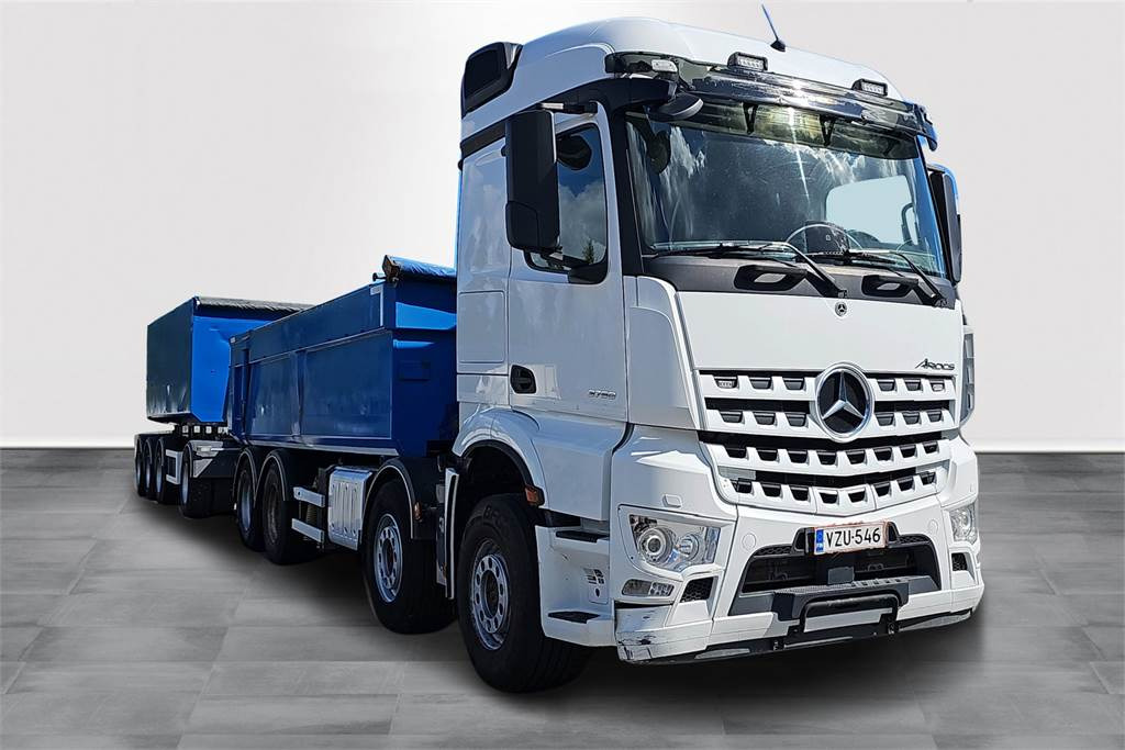 Mercedes-Benz AROCS 3758 L 8x4 - Camion benne: photos 3 Mercedes-Benz AROCS 3758 L 8x4 - Camion benne: photos 3