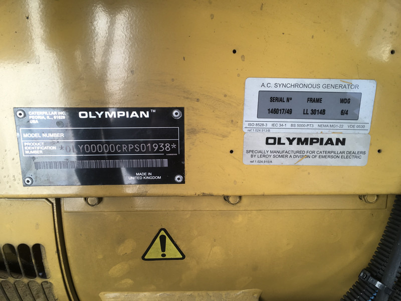 Caterpillar OLYMPIAN GEP110 GENERATOR 110KVA USED - Groupe électrogène: photos 5 Caterpillar OLYMPIAN GEP110 GENERATOR 110KVA USED - Groupe électrogène: photos 5