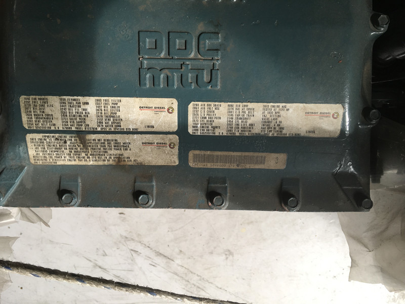 Detroit Diesel MTU 12V2000 USED - Engins de chantier: photos 5 Detroit Diesel MTU 12V2000 USED - Engins de chantier: photos 5