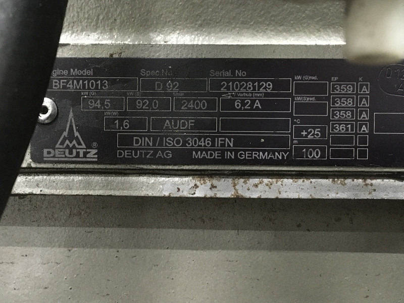 Deutz BF4M1013 USED - Engins de chantier: photos 5 Deutz BF4M1013 USED - Engins de chantier: photos 5