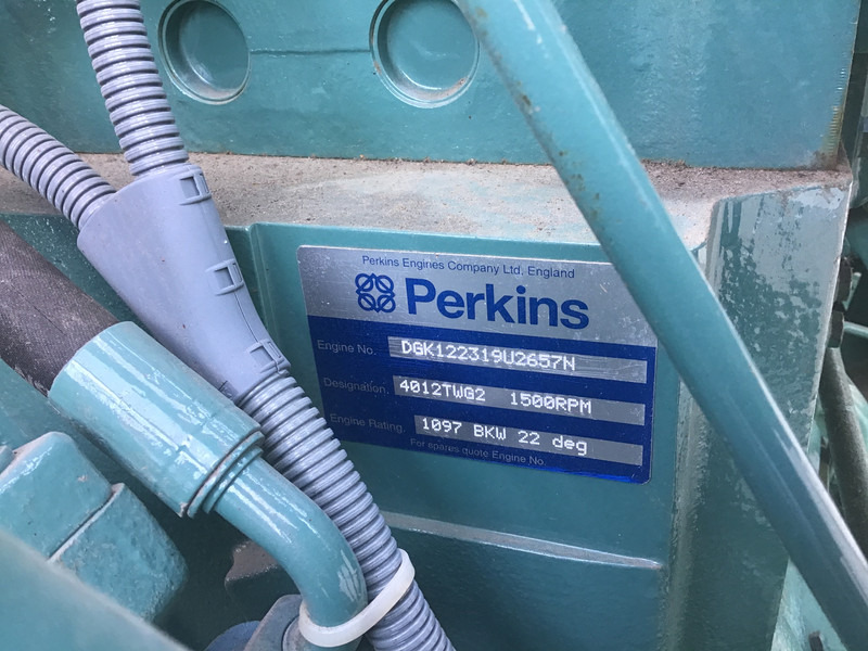 Perkins 4012 TWG2 GENERATOR 1000KVA USED - Groupe électrogène: photos 5 Perkins 4012 TWG2 GENERATOR 1000KVA USED - Groupe électrogène: photos 5