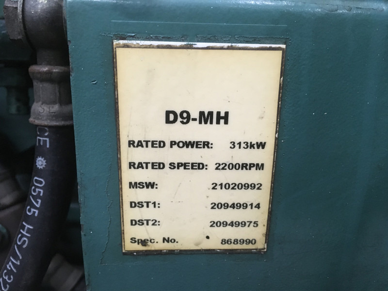Moteur pour Engins de chantier Volvo D9A2C D9-425 USED: photos 6