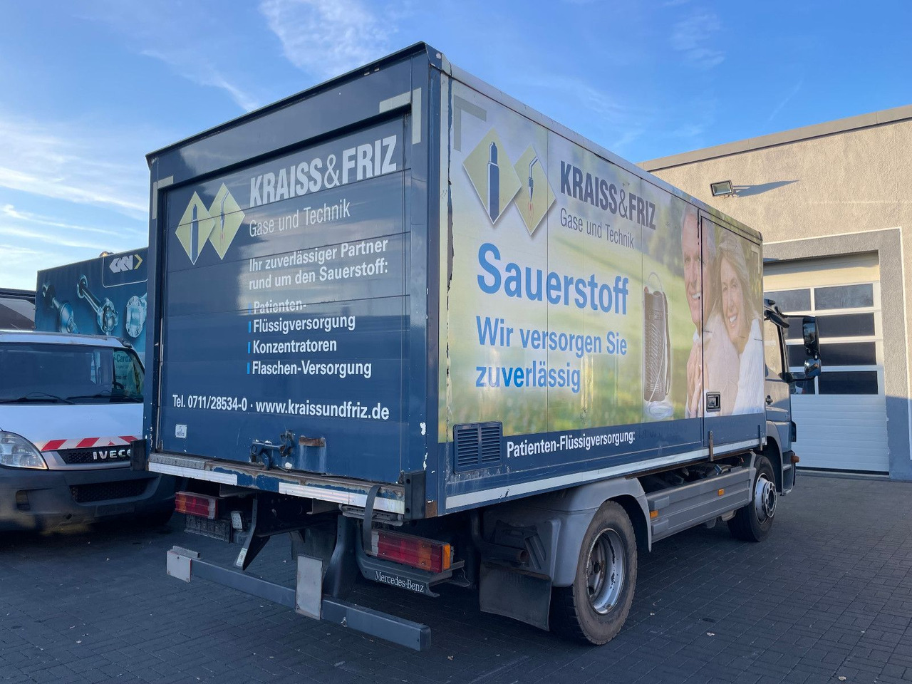 Mercedes-Benz Atego 2 6-Zyl. 4x2 1224 Klima, Radstand: 3.56m. - Camion fourgon: photos 4 Mercedes-Benz Atego 2 6-Zyl. 4x2 1224 Klima, Radstand: 3.56m. - Camion fourgon: photos 4