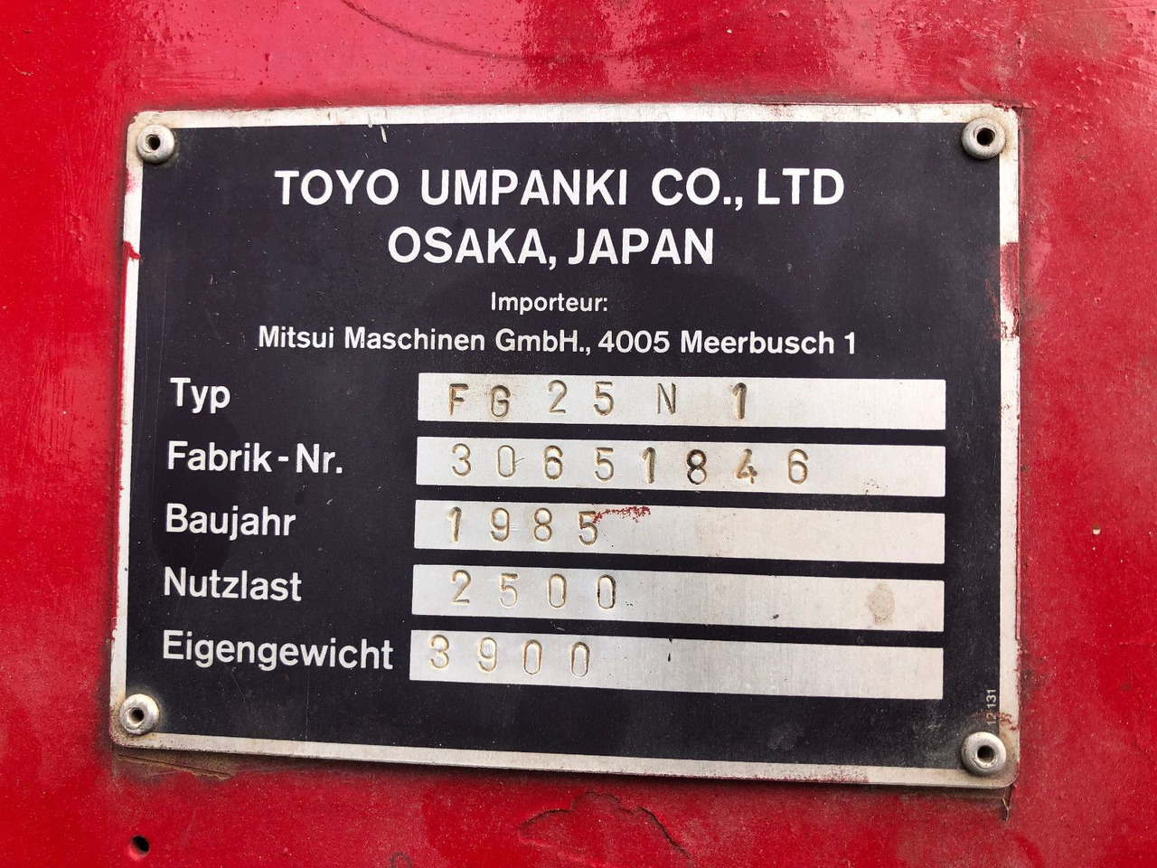 Chariot élévateur à gaz TCM FG 25 LPG Gas , Nissan: photos 9
