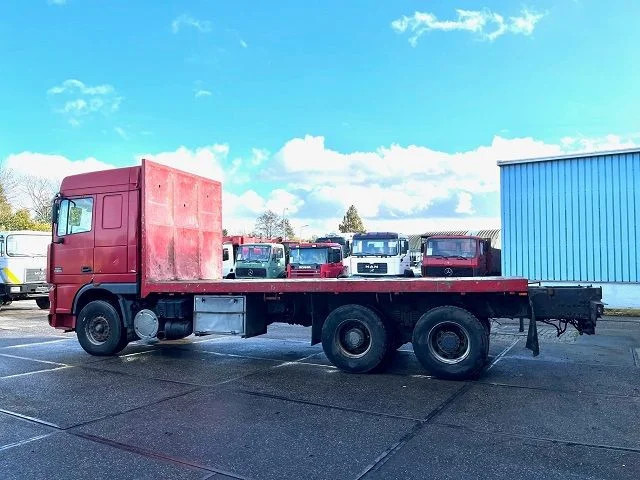 DAF 95-430XF SPACECAB 6x4 FULL STEEL WITH OPEN BODY (EURO 3 / 9.000 KG. FRONT AXLE / FULL STEEL SUSPENSION / REDUCTION AXLES / ZF16 - Camion plateau: photos 5 DAF 95-430XF SPACECAB 6x4 FULL STEEL WITH OPEN BODY (EURO 3 / 9.000 KG. FRONT AXLE / FULL STEEL SUSPENSION / REDUCTION AXLES / ZF16 - Camion plateau: photos 5