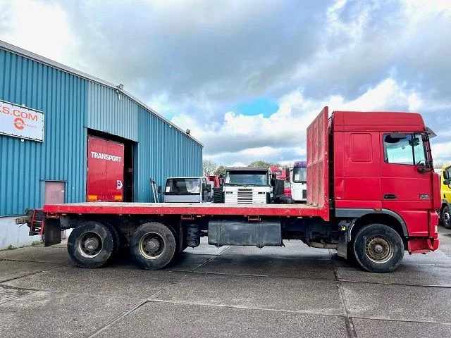 DAF 95-430XF SPACECAB 6x4 FULL STEEL WITH OPEN BODY (EURO 3 / 9.000 KG. FRONT AXLE / FULL STEEL SUSPENSION / REDUCTION AXLES / ZF16 - Camion plateau: photos 4 DAF 95-430XF SPACECAB 6x4 FULL STEEL WITH OPEN BODY (EURO 3 / 9.000 KG. FRONT AXLE / FULL STEEL SUSPENSION / REDUCTION AXLES / ZF16 - Camion plateau: photos 4