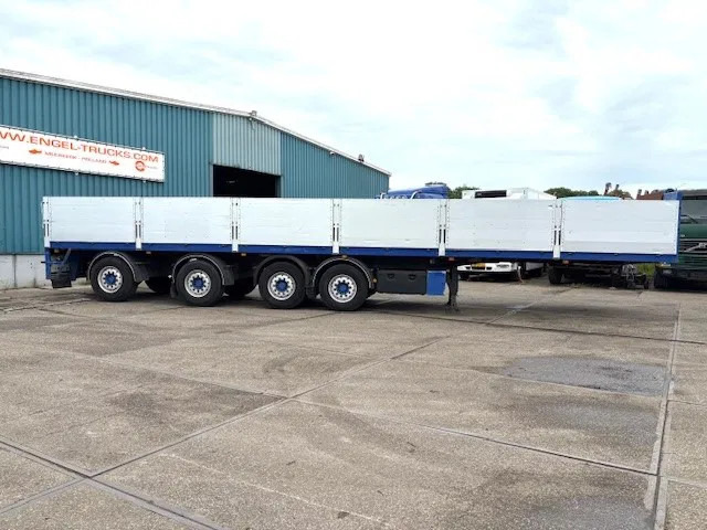 Kwb KWB P-504-STI-H 4-AXLE FLATBED TRAILER (SAF AXLES / 2x STEERING AXLE / 2x LIFT-AXLE / ALUMINIUM SIDE BORDS /ABS-EBS) - Semi-remorque plateau: photos 4 Kwb KWB P-504-STI-H 4-AXLE FLATBED TRAILER (SAF AXLES / 2x STEERING AXLE / 2x LIFT-AXLE / ALUMINIUM SIDE BORDS /ABS-EBS) - Semi-remorque plateau: photos 4