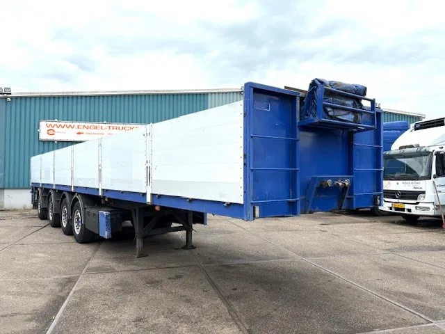 Kwb KWB P-504-STI-H 4-AXLE FLATBED TRAILER (SAF AXLES / 2x STEERING AXLE / 2x LIFT-AXLE / ALUMINIUM SIDE BORDS /ABS-EBS) - Semi-remorque plateau: photos 2 Kwb KWB P-504-STI-H 4-AXLE FLATBED TRAILER (SAF AXLES / 2x STEERING AXLE / 2x LIFT-AXLE / ALUMINIUM SIDE BORDS /ABS-EBS) - Semi-remorque plateau: photos 2
