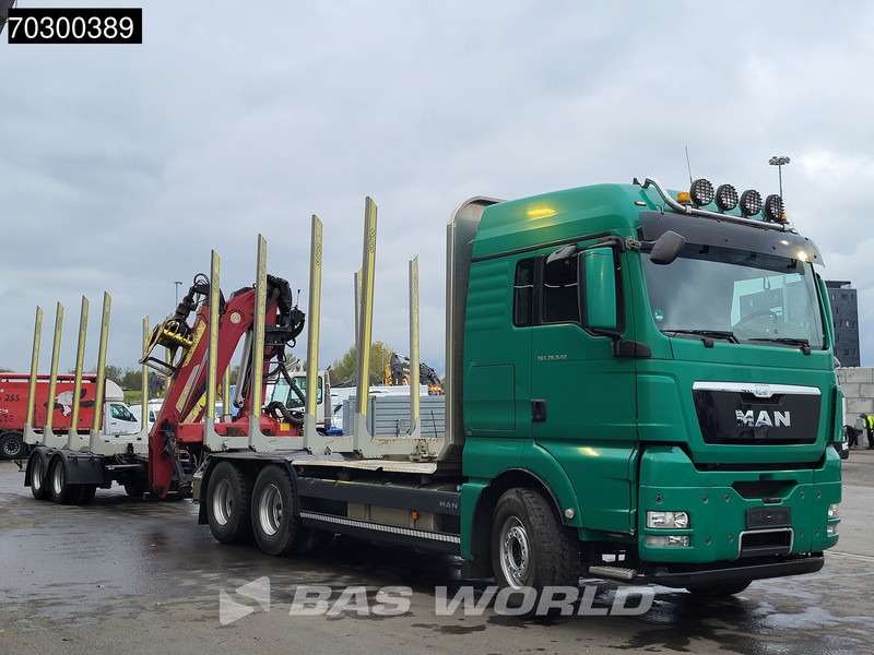 MAN TGX 26.540 6X4 Combi TAJFUN L150Z.96 woodcrane Holztransport Manual Retarder Euro 5 - Camion, Camion grue: photos 3 MAN TGX 26.540 6X4 Combi TAJFUN L150Z.96 woodcrane Holztransport Manual Retarder Euro 5 - Camion, Camion grue: photos 3