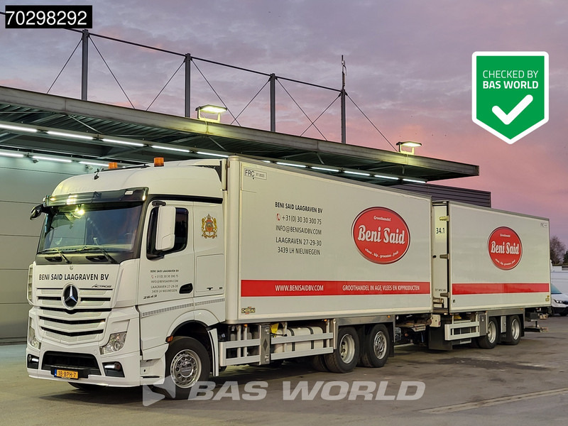 Mercedes-Benz Actros 2643 6X2 NL-Combi Frigoblock FB-FIL2 2tons Ladebordwand Retarder Automatic Xenon - Camion: photos 1 Mercedes-Benz Actros 2643 6X2 NL-Combi Frigoblock FB-FIL2 2tons Ladebordwand Retarder Automatic Xenon - Camion: photos 1