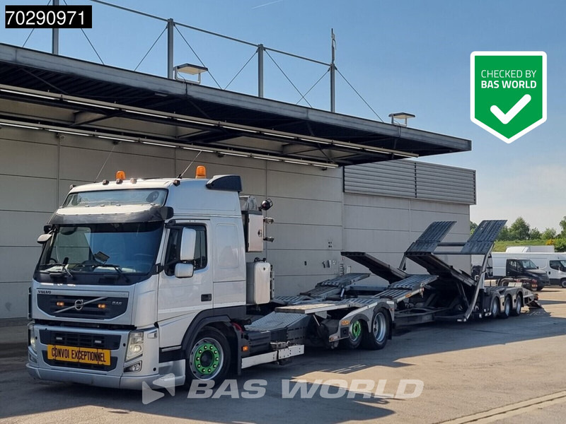 Volvo FM 460 6X2 VEB+ Truck Transporter Rolfo C3J1 Xenon Euro 5 - Camion: photos 1 Volvo FM 460 6X2 VEB+ Truck Transporter Rolfo C3J1 Xenon Euro 5 - Camion: photos 1