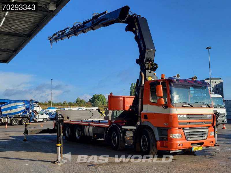 DAF CF85.460 8X4 NL-Truck Palfinger PK 85002 Crane Big-Axle Manual Euro 5 - Camion plateau, Camion grue: photos 3 DAF CF85.460 8X4 NL-Truck Palfinger PK 85002 Crane Big-Axle Manual Euro 5 - Camion plateau, Camion grue: photos 3