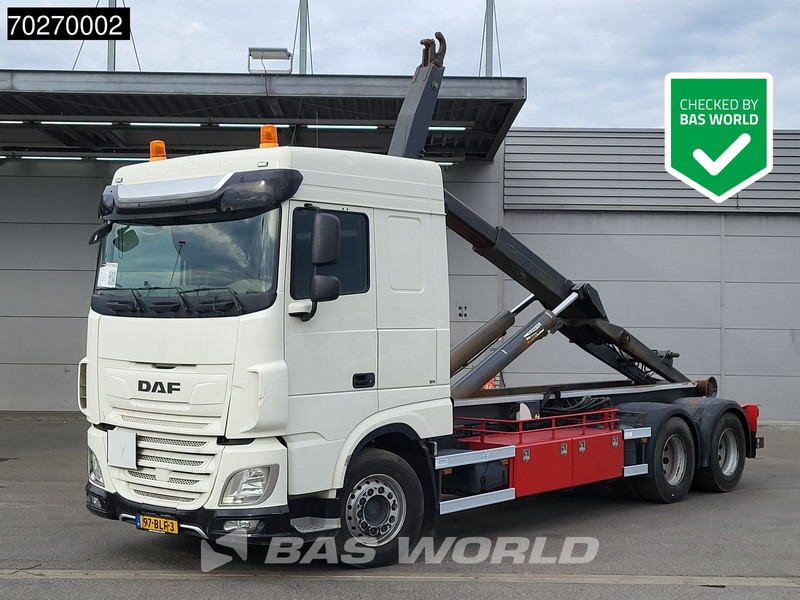 DAF XF 480 6X2 NL-Truck VDL S25-6400 Lift-Axle Automatic ACC Euro 6 - Camion ampliroll: photos 1 DAF XF 480 6X2 NL-Truck VDL S25-6400 Lift-Axle Automatic ACC Euro 6 - Camion ampliroll: photos 1