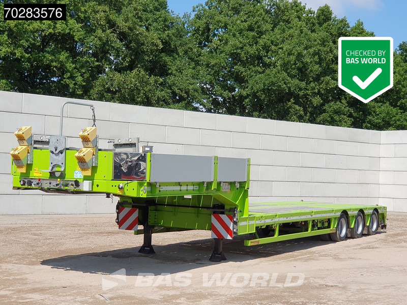 Faymonville F-S43-1AAF 3 axles Extendable Twistlocks 3x Hydraulic Steering Galvanised - Semi-remorque surbaissé: photos 1 Faymonville F-S43-1AAF 3 axles Extendable Twistlocks 3x Hydraulic Steering Galvanised - Semi-remorque surbaissé: photos 1