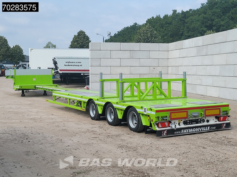 Faymonville F-S43-1AAF 3 axles Extendable Twistlocks 3x Hydraulic Steering Galvanised - Semi-remorque surbaissé: photos 3 Faymonville F-S43-1AAF 3 axles Extendable Twistlocks 3x Hydraulic Steering Galvanised - Semi-remorque surbaissé: photos 3