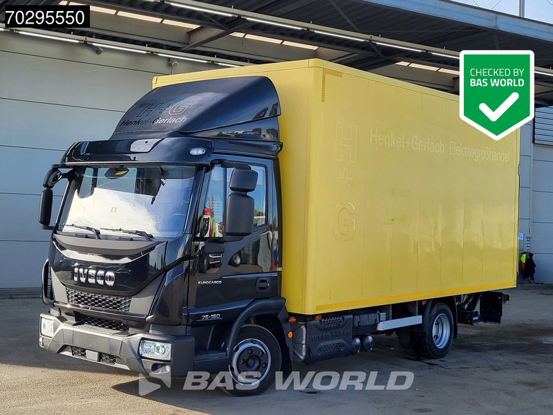 Iveco Eurocargo 75E160 4X2 7.5tonner Automatic 1000kg Ladebordwand Euro 6 - Camion fourgon: photos 1 Iveco Eurocargo 75E160 4X2 7.5tonner Automatic 1000kg Ladebordwand Euro 6 - Camion fourgon: photos 1