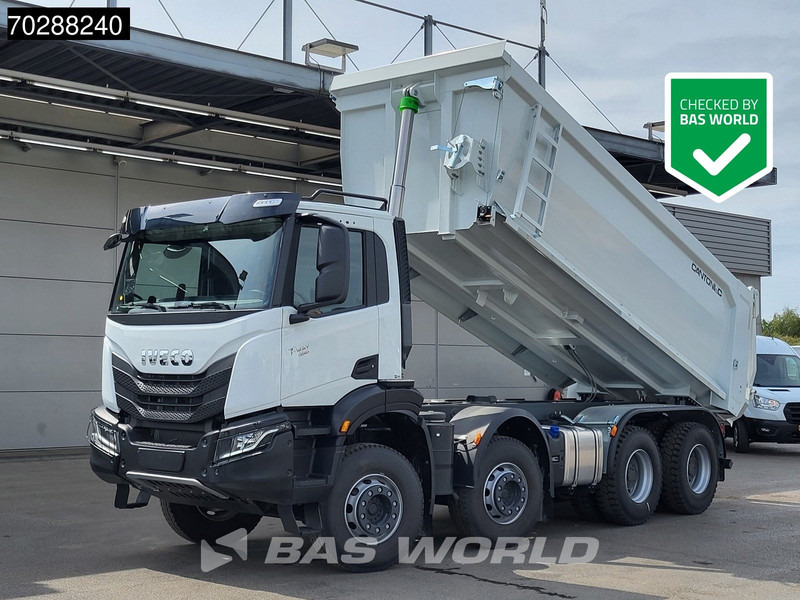 Iveco T-WAY 450 8X4 New! 20m3 Cantoni Tipper Steelsuspension Big-Axle Automatic Euro 6 - Camion benne: photos 1 Iveco T-WAY 450 8X4 New! 20m3 Cantoni Tipper Steelsuspension Big-Axle Automatic Euro 6 - Camion benne: photos 1