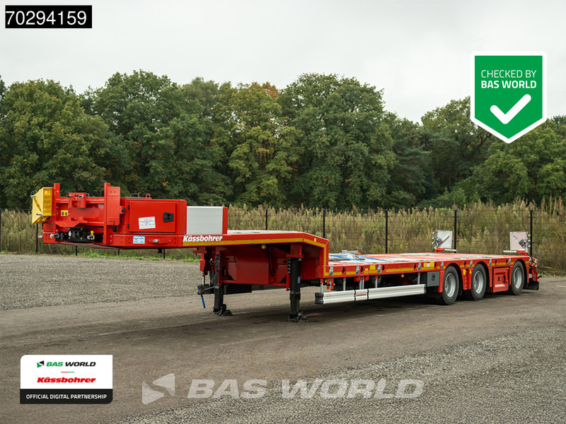 Kässbohrer LB3E 3 axles Extendable 600cm Lift+Steering Axle Scand. - Semi-remorque surbaissé: photos 1 Kässbohrer LB3E 3 axles Extendable 600cm Lift+Steering Axle Scand. - Semi-remorque surbaissé: photos 1