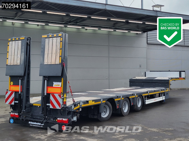 Kässbohrer LB3E 3 axles Steering+Lift Axle Extendable Ramps - Semi-remorque surbaissé: photos 2 Kässbohrer LB3E 3 axles Steering+Lift Axle Extendable Ramps - Semi-remorque surbaissé: photos 2