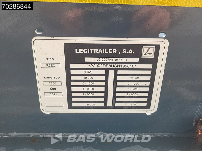 Remorque ampliroll/ Multibenne Lecitrailer R2EC 2 axles: photos 19