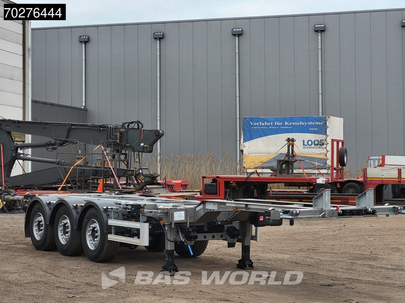 Lecitrailer SR3EC 3 axles UNUSED Liftachse Multi'45 - Semi-remorque porte-conteneur/ Caisse mobile: photos 3 Lecitrailer SR3EC 3 axles UNUSED Liftachse Multi'45 - Semi-remorque porte-conteneur/ Caisse mobile: photos 3