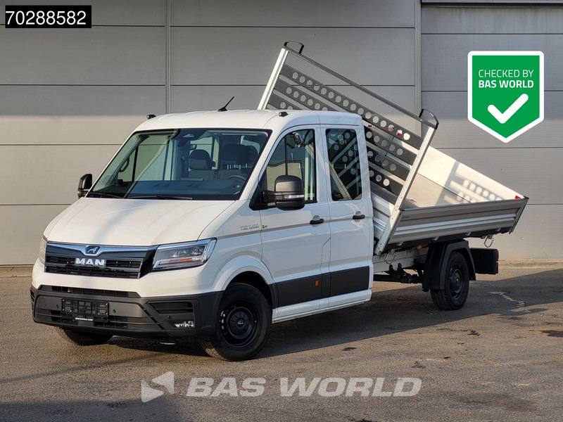 MAN TGE 3.180 Driezijdige Kipper Automaat Dubbel Cabine 2025 Facelift 180PK Trekhaak LED Navi ACC Airco Cruise Euro6 Kipper Tippe Benne Kieper - Utilitaire benne: photos 1 MAN TGE 3.180 Driezijdige Kipper Automaat Dubbel Cabine 2025 Facelift 180PK Trekhaak LED Navi ACC Airco Cruise Euro6 Kipper Tippe Benne Kieper - Utilitaire benne: photos 1
